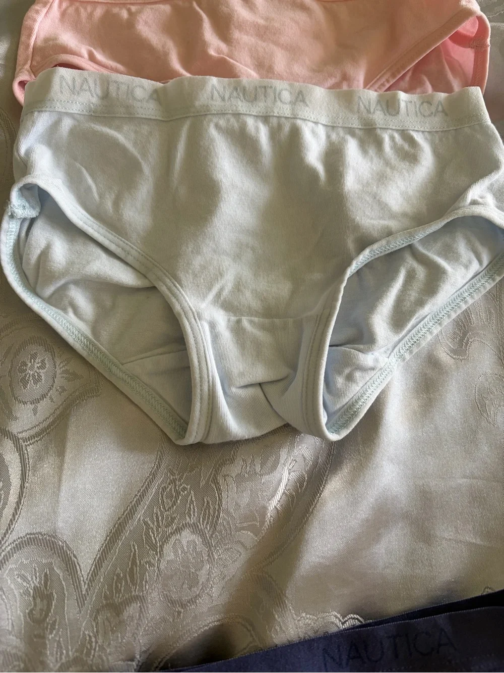 NWOT- Nautica  Girls 5-Pack Cotton Briefs - Pink, White, Navy, Gray, Patterned
